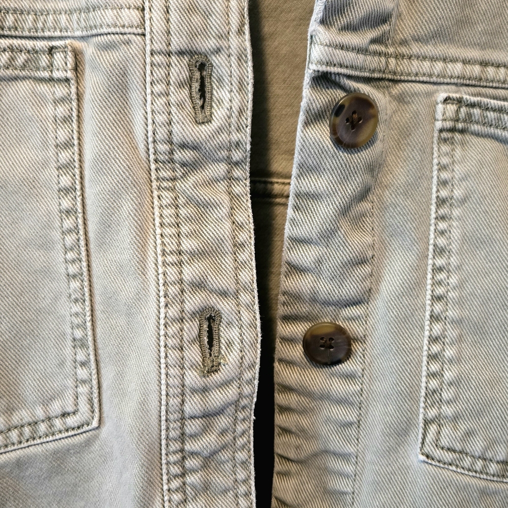 GAP Light Green Jean Jacket - Picture 3 of 6
